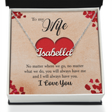 Heartfelt Name Necklace — Personalized Keepsake