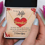 Heartfelt Name Necklace — Personalized Keepsake