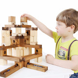 Marble Run Wooden Building Blocks for Kids