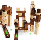 Marble Run Wooden Building Blocks for Kids