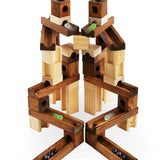 Marble Run Wooden Building Blocks for Kids