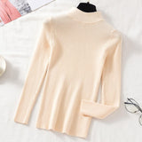 Women's Knitted (V and Turtle-Neck) Sweaters