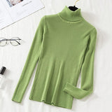 Women's Knitted (V and Turtle-Neck) Sweaters