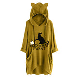 Cat Hooded Sweatshirts