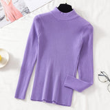 Women's Knitted (V and Turtle-Neck) Sweaters