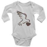 Peace and Love Baby Bodysuits (Short and Long Sleeve)