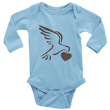 Peace and Love Baby Bodysuits (Short and Long Sleeve)