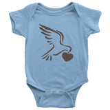 Peace and Love Baby Bodysuits (Short and Long Sleeve)