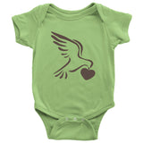 Peace and Love Baby Bodysuits (Short and Long Sleeve)