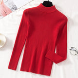 Women's Knitted (V and Turtle-Neck) Sweaters