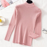 Women's Knitted (V and Turtle-Neck) Sweaters