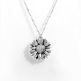 Women's Sunflower Necklace and Pendant