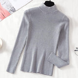 Women's Knitted (V and Turtle-Neck) Sweaters