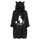 Cat Hooded Sweatshirts